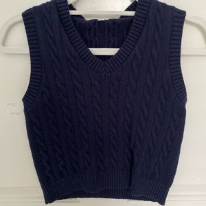 NAVY BLUE SWEATER VEST